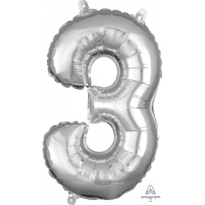 L16 16" (SILVER) Mini Foil Number 3